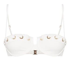 Zimmermann Halliday whipstitch trim bikini top